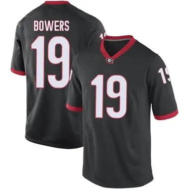 Black Brock Bowers Men's Georgia Bulldogs Football College Jersey - Game